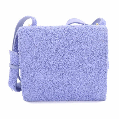 Bottega Veneta the Clip Shoulder Bag Cles Fabric Leather Perwinkle — view 3