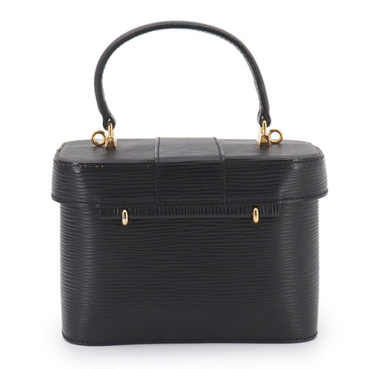 Fendi Epi Vanity 2-Way Bag Leather Black Gold Vintage — view 3