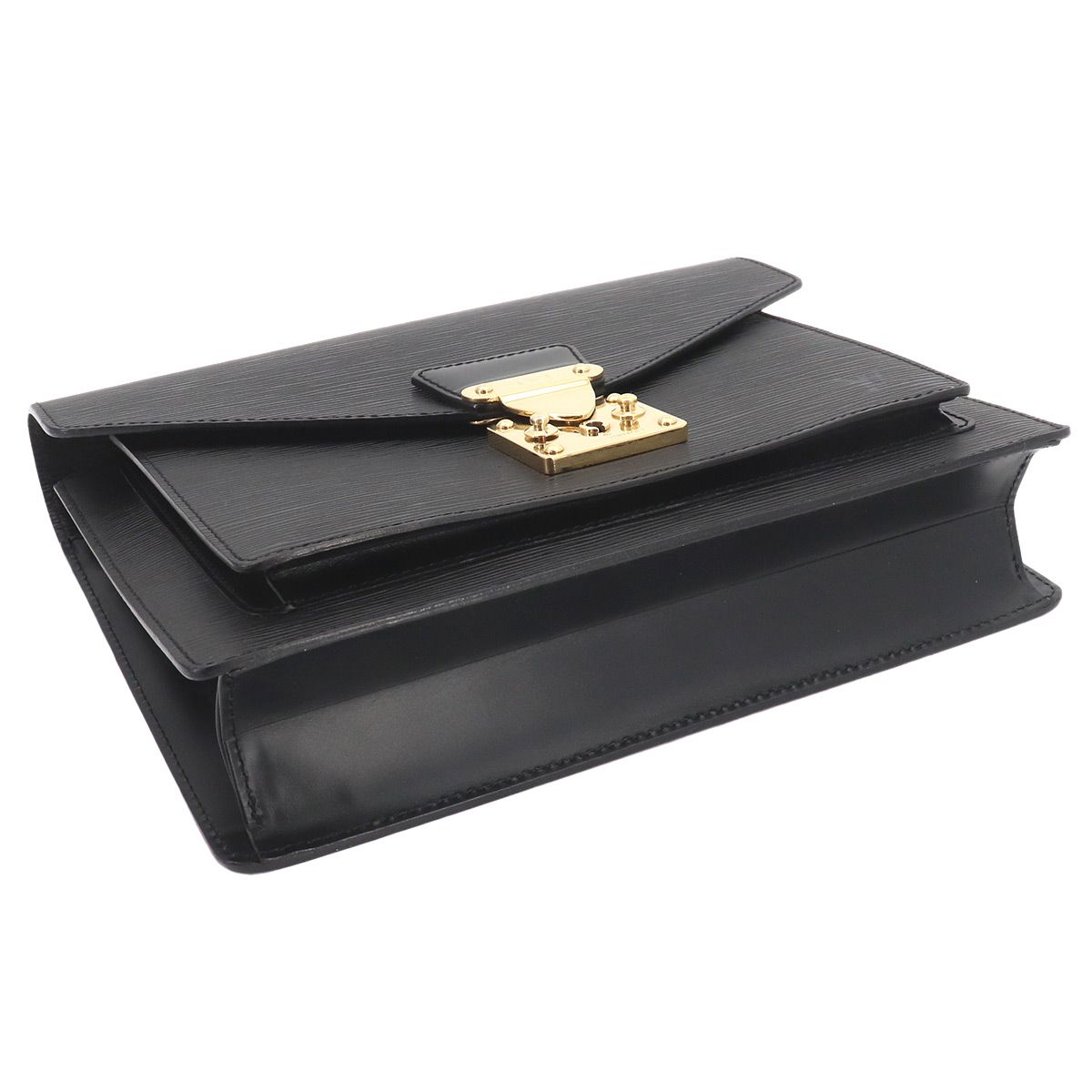 Louis Vuitton Epi Monceau 2-Way Bag Leather Noir — view 4