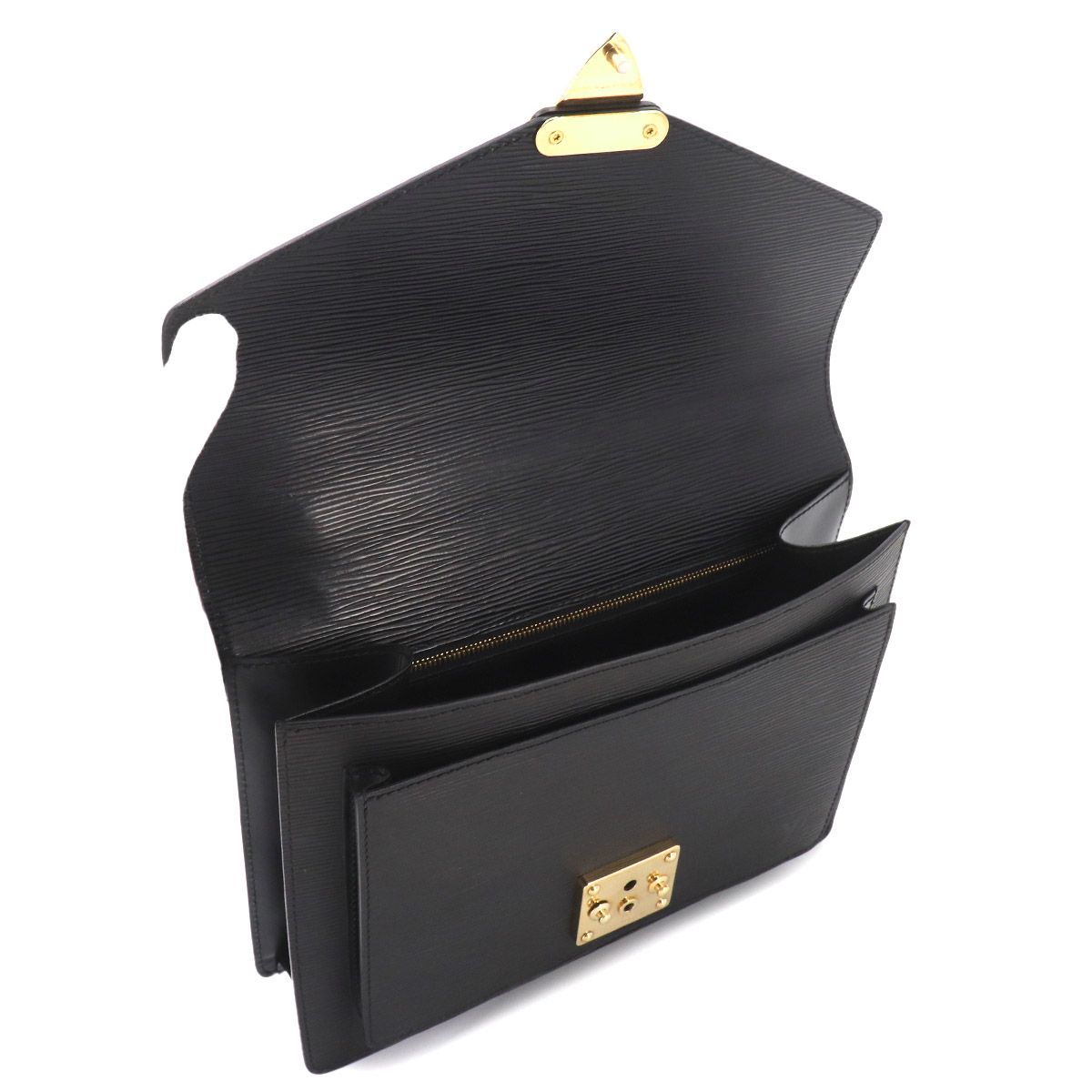 Louis Vuitton Epi Monceau 2-Way Bag Leather Noir — view 6