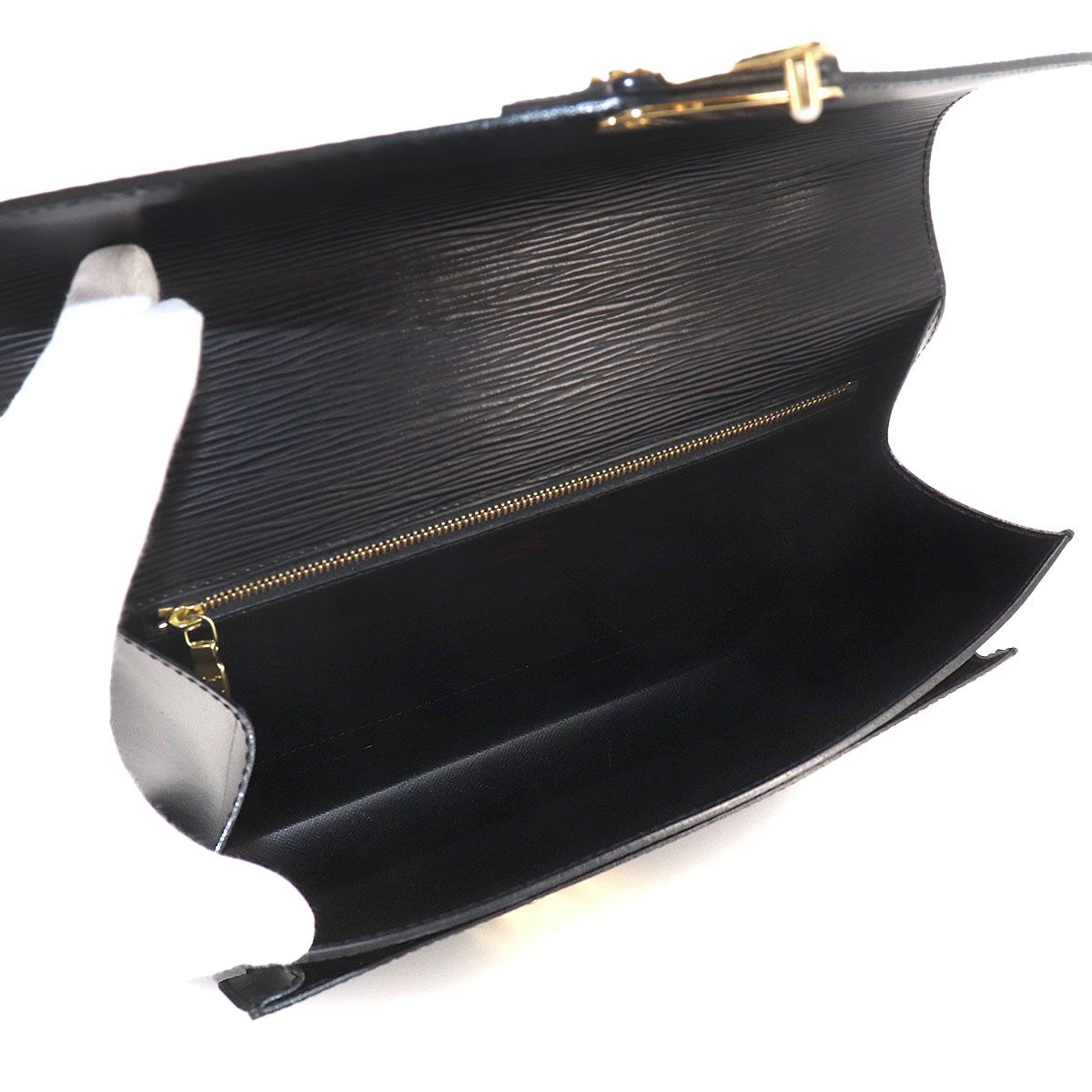 Louis Vuitton Epi Monceau 2-Way Bag Leather Noir — view 7