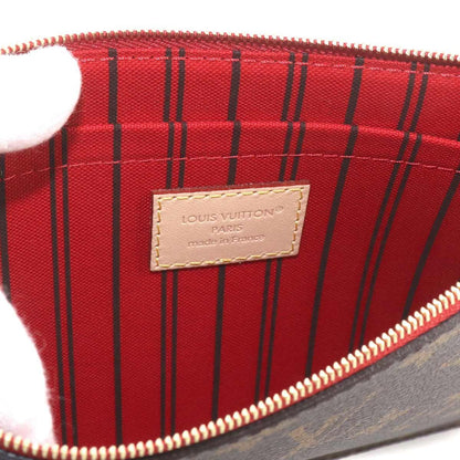 Louis Vuitton Monogram Neverfull Tote Brown Cerise — view 9