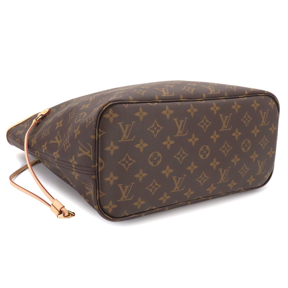 Louis Vuitton Monogram Neverfull Tote Brown Cerise — view 5