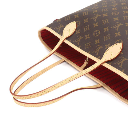 Louis Vuitton Monogram Neverfull Tote Brown Cerise — view 6