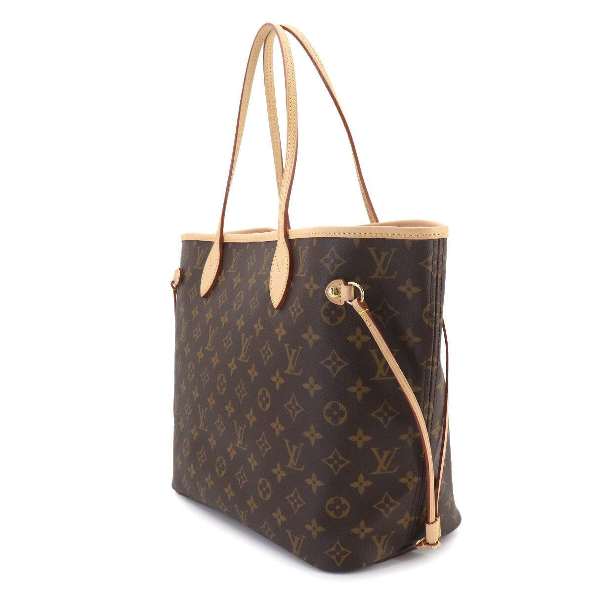 Louis Vuitton Monogram Neverfull Tote Brown Cerise — view 4