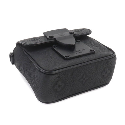 Louis Vuitton Monogram Taurillon Pico S Lock Shoulder Bag Leather Black — view 5