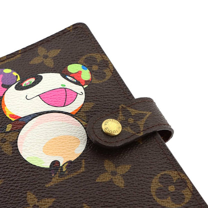 Louis Vuitton Monogram Panda Agenda PM Notebook Cover Brown Takashi Murakami — view 8