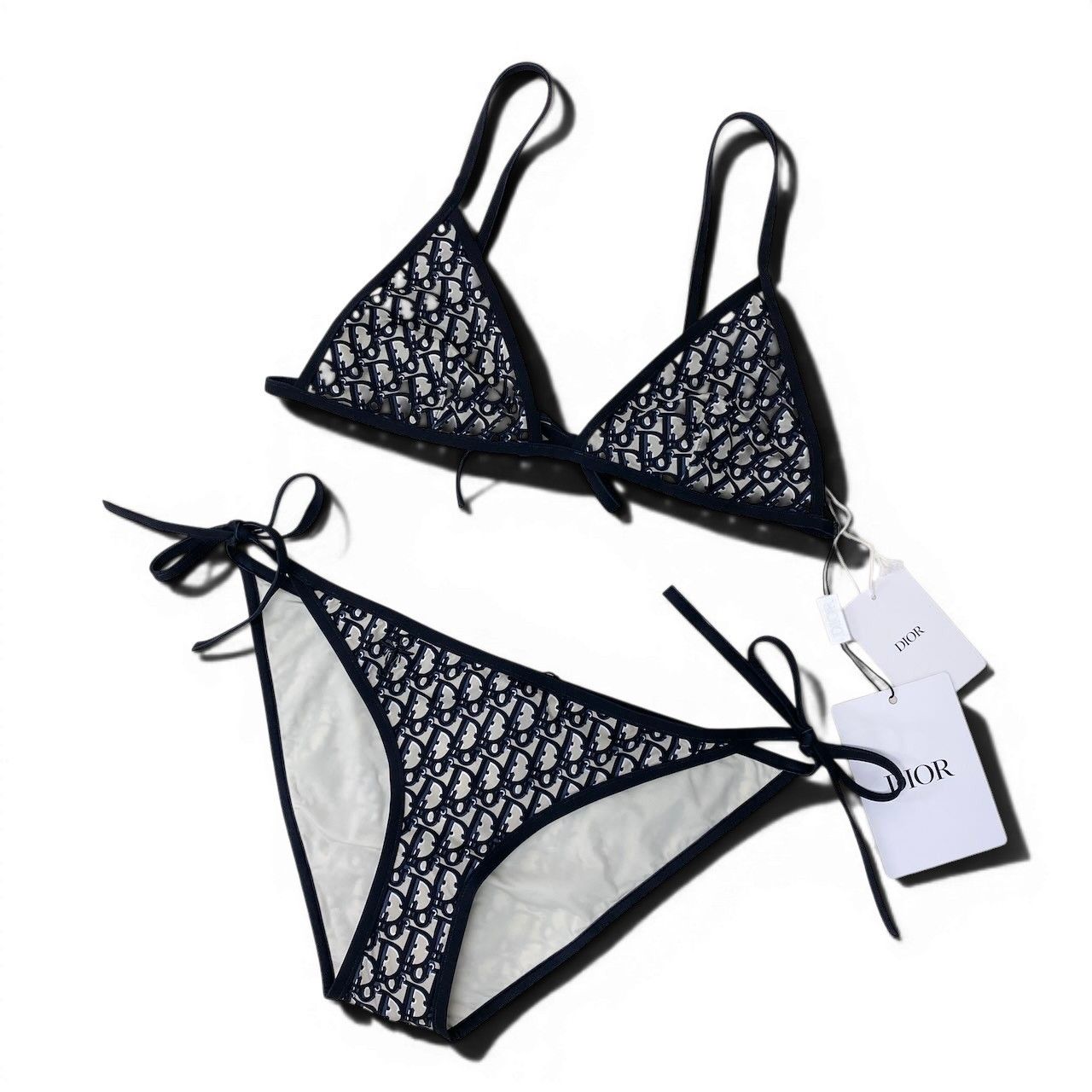 Dior Oblique Technical Fabric Separate Bikini Swimsuit All Over Pattern M — view 6