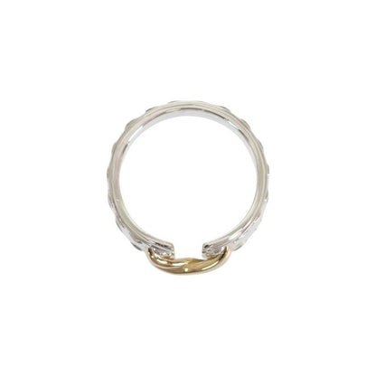 Hermes Mexico Ring 53 Gold 925 Sterling Silver Volume Corset — view 6