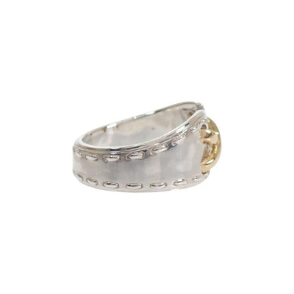 Hermes Mexico Ring 53 Gold 925 Sterling Silver Volume Corset — view 4
