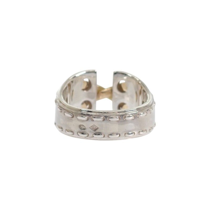 Hermes Mexico Ring 53 Gold 925 Sterling Silver Volume Corset — view 5
