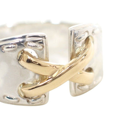 Hermes Mexico Ring 53 Gold 925 Sterling Silver Volume Corset — view 7