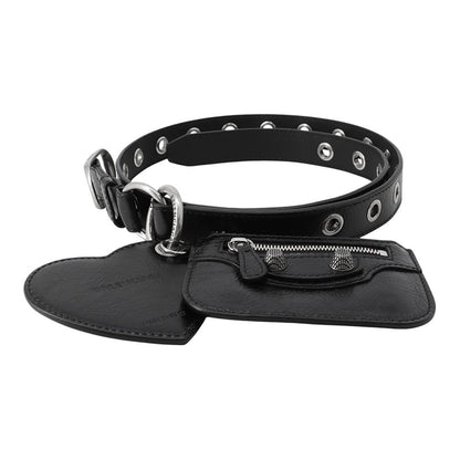 Balenciaga Belt Luca Gold le Cagole with Coin Case Leather 105 Black — view 2