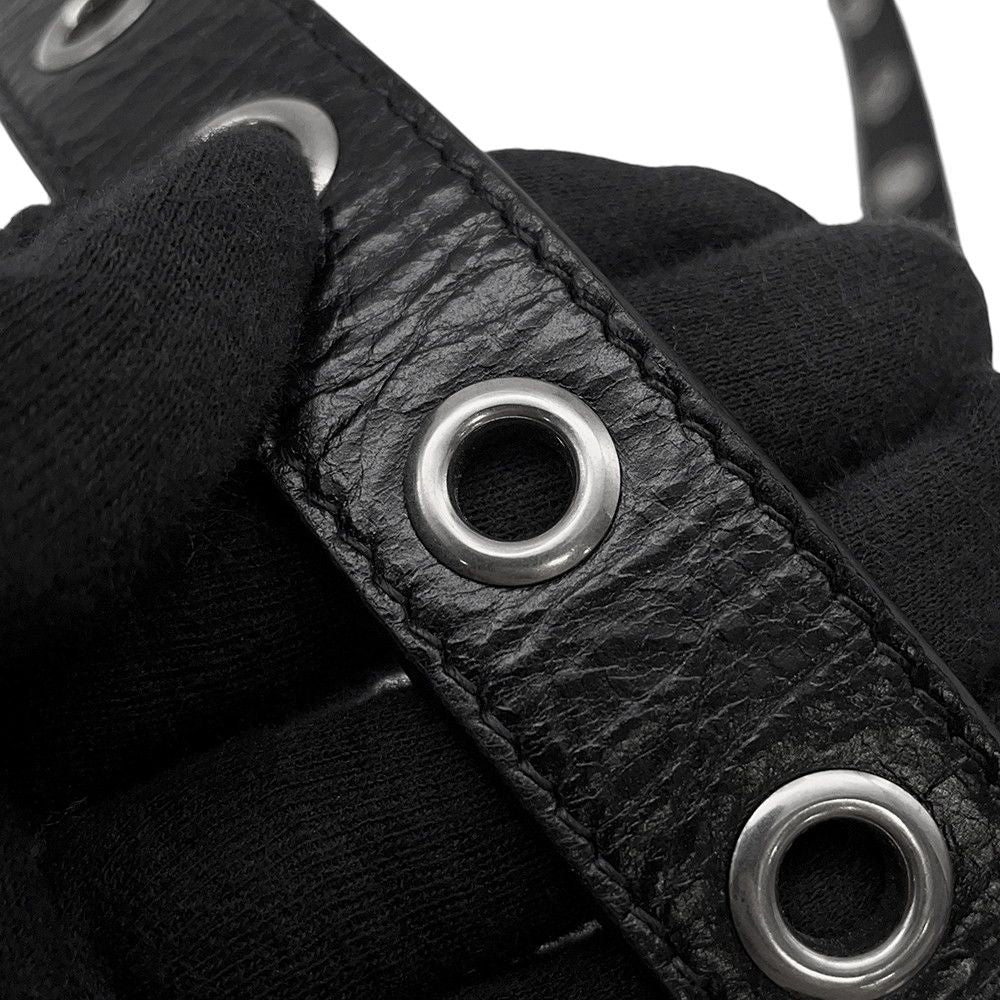 Balenciaga Belt Luca Gold le Cagole with Coin Case Leather 105 Black — view 8