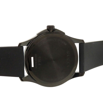 Gucci Timeless Ghost 126.4 SS Rubber Black Quartz Watch Dial — view 7