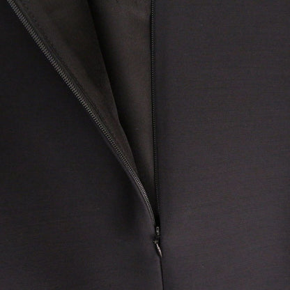 Louis Vuitton Button Tab Pleats Bijou Decoration Dress 36 Xcm Wool Silk Black — view 6