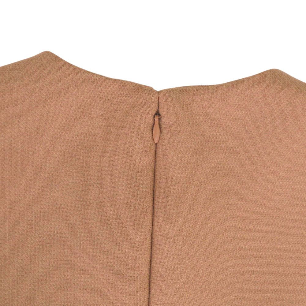 Celine Triomphe Zuminidress Gold yon Beige Dress — view 5