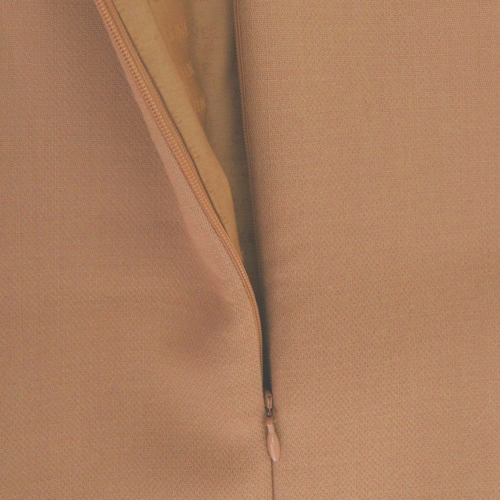 Celine Triomphe Zuminidress Gold yon Beige Dress — view 4