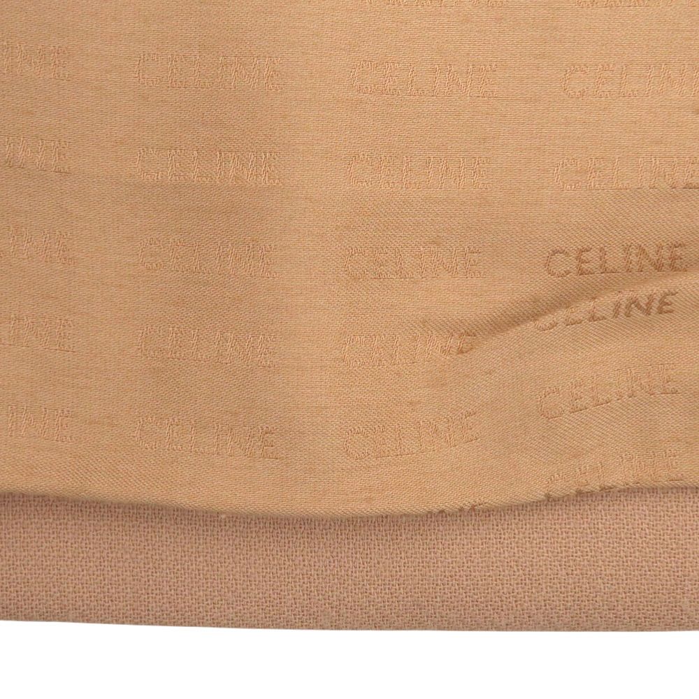 Celine Triomphe Zuminidress Gold yon Beige Dress — view 8