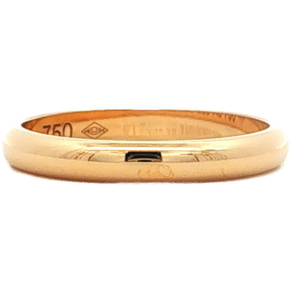 Cartier Wedding Ring Band 18k Yellow Gold — view 2