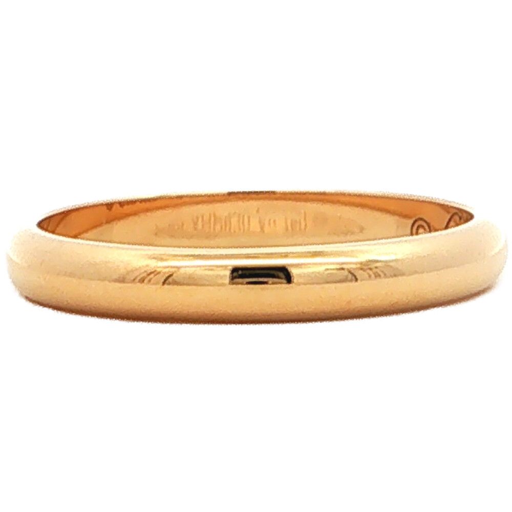 Cartier Wedding Ring Band 18k Yellow Gold