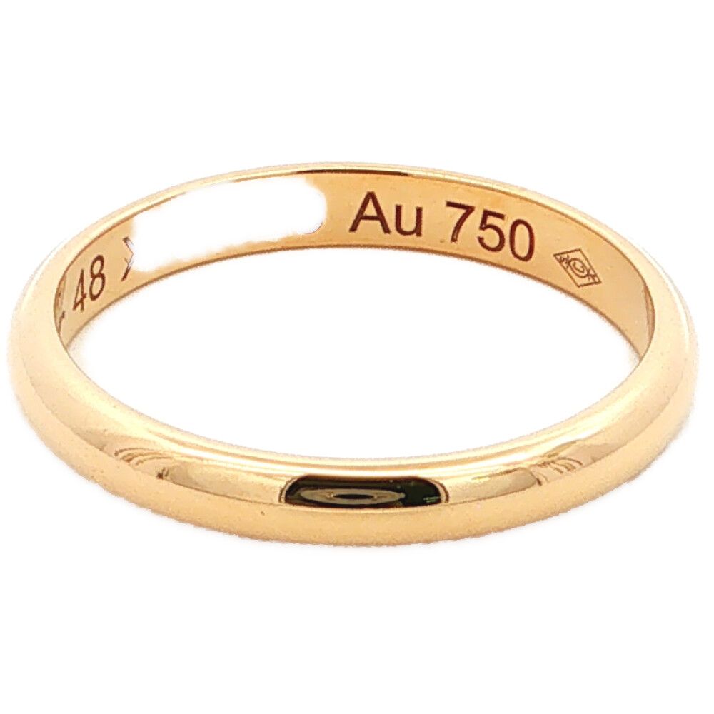 Cartier Wedding Ring Band 18k Yellow Gold — view 5