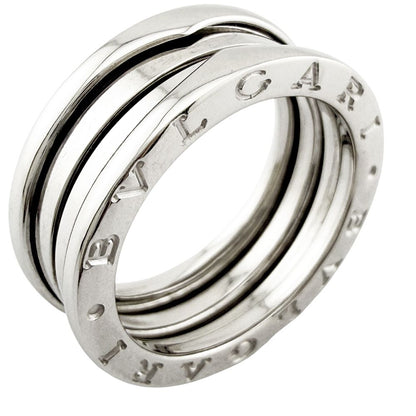 Bvlgari Bz3 Ring 18k White Gold