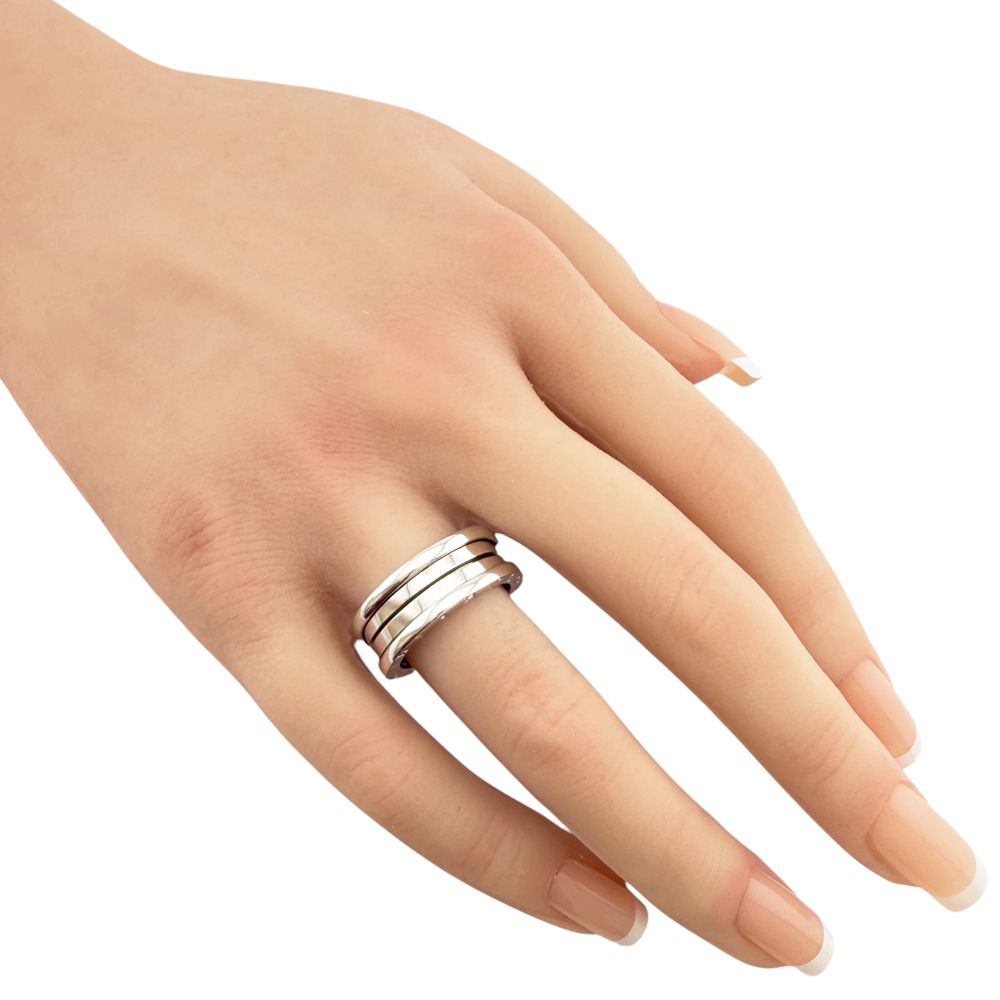 Bvlgari Bz3 Ring 18k White Gold — view 2