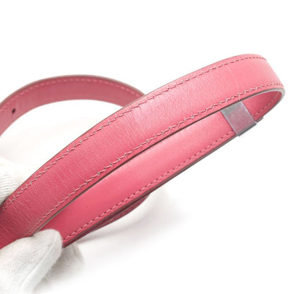 Celine Classic Box Small Leather Shoulder Bag Pink — view 9