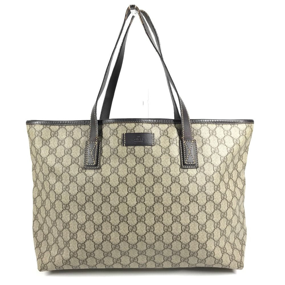 Gucci Shoulder Bag GG Logo Supreme Canvas Beige — view 2