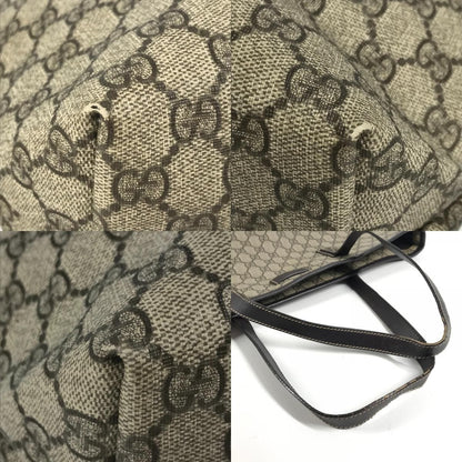 Gucci Shoulder Bag GG Logo Supreme Canvas Beige — view 7