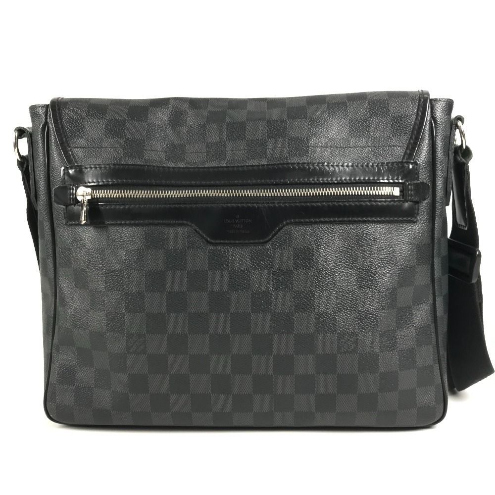 Louis Vuitton Shoulder Bag Daniel Damier Graphite Canvas Black — view 2