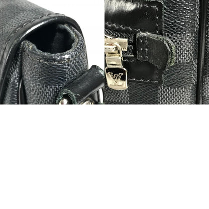 Louis Vuitton Shoulder Bag Daniel Damier Graphite Canvas Black — view 9