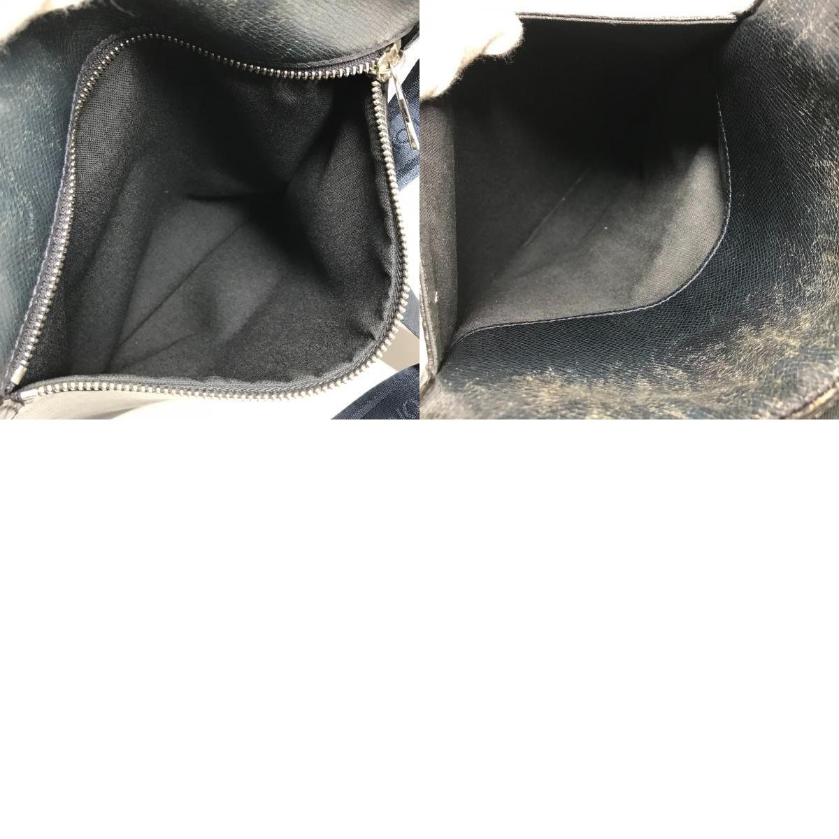 Louis Vuitton Shoulder Bag Sasha Taiga Leather Boreal Navy — view 9