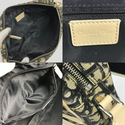Dior Shoulder Bag Trotter Logo No2 Canvas Suede Black — view 9