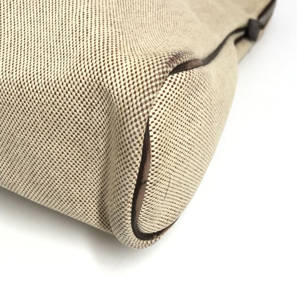 Hermes Tote Sac Eve GM Leather Canvas Beige — view 6
