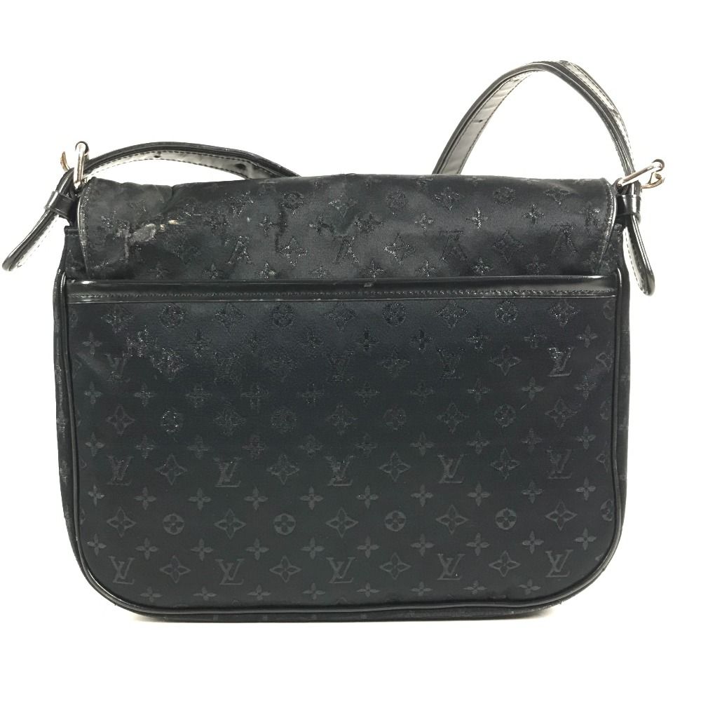 Louis Vuitton Shoulder Bag Comte de Fe Musette Satin Canvas Black — view 2