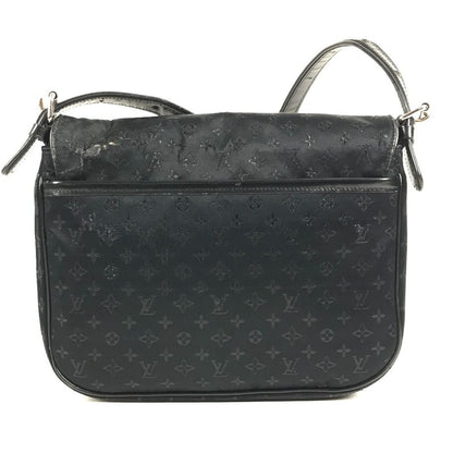 Louis Vuitton Shoulder Bag Comte de Fe Musette Satin Canvas Black — view 2