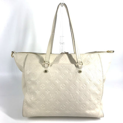 Louis Vuitton Shoulder Bag Lumineers PM Monogram Empreinte Leather Neige White — view 3