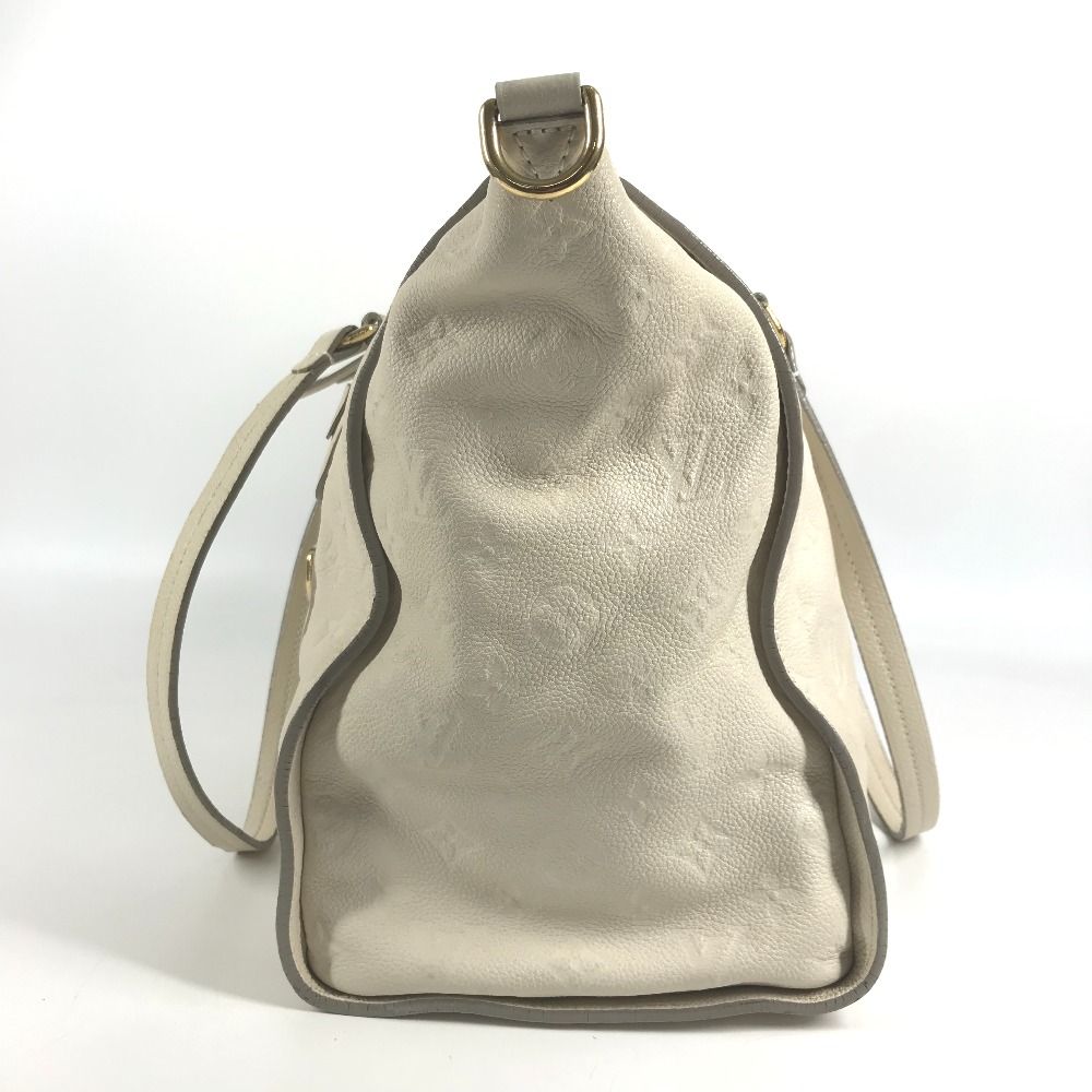 Louis Vuitton Shoulder Bag Lumineers PM Monogram Empreinte Leather Neige White — view 4