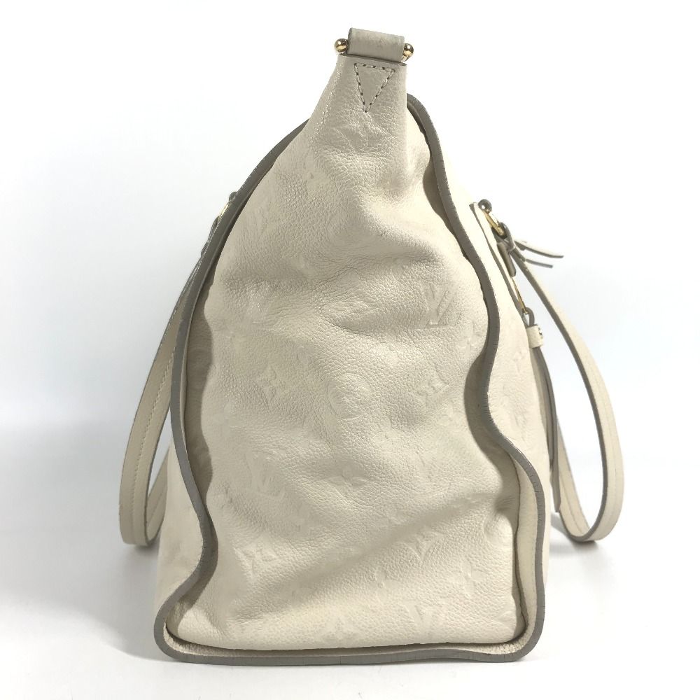 Louis Vuitton Shoulder Bag Lumineers PM Monogram Empreinte Leather Neige White — view 5