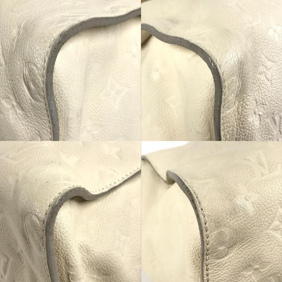 Louis Vuitton Shoulder Bag Lumineers PM Monogram Empreinte Leather Neige White — view 7