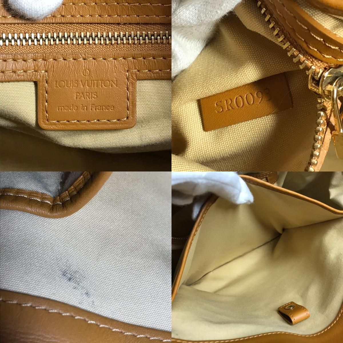Louis Vuitton Shoulder Bag Lucille GM Monogram Mini Canvas Beige — view 8