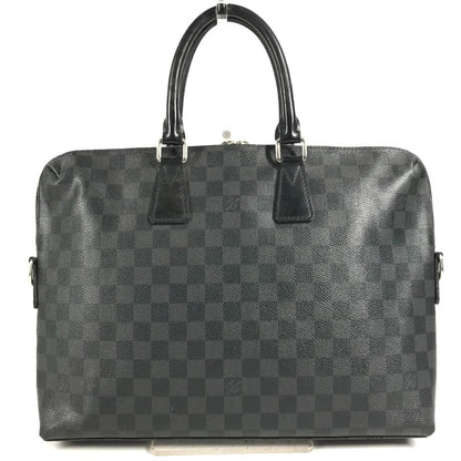 Louis Vuitton Business Bag Porte Documents Jour Pdj Damier Graphite Canvas Black — view 2