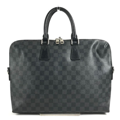 Louis Vuitton Business Bag Porte Documents Jour Pdj Damier Graphite Canvas Black