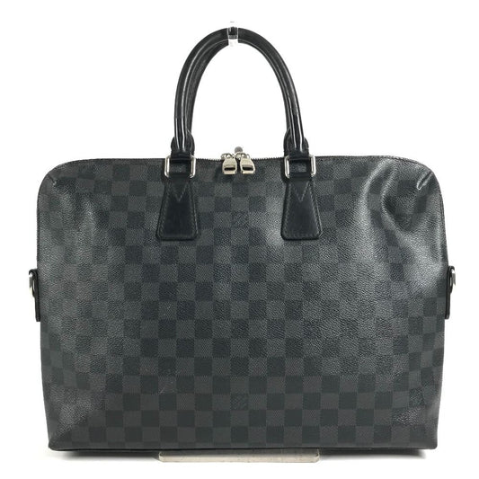 Louis Vuitton Business Bag Porte Documents Jour Pdj Damier Graphite Canvas Black