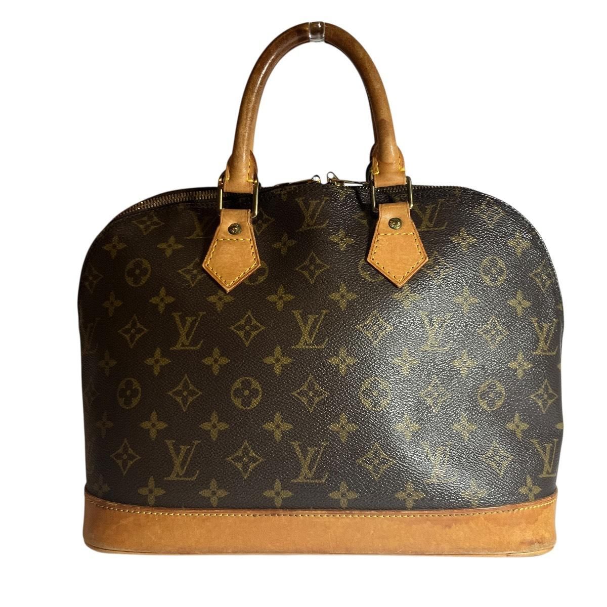 Louis Vuitton Alma Monogram Handbag Canvas