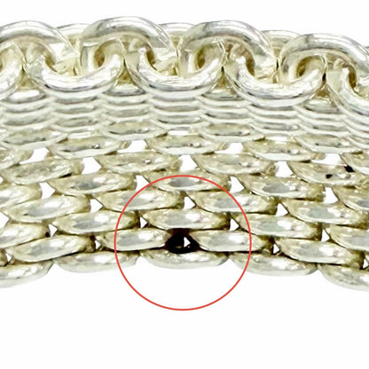Tiffany & Co Somerset 925 Mesh Bangle Bracelet Silver Recommended — view 5