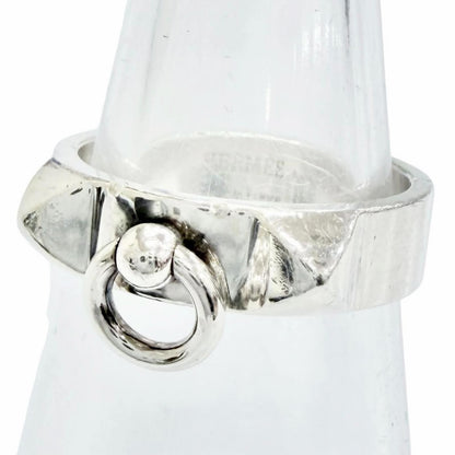 Hermes Collier de Chien Ring Silver 53 Recommended