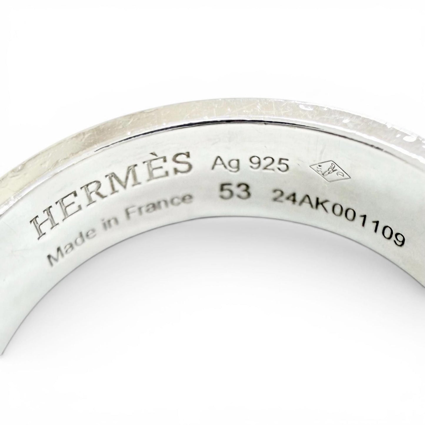 Hermes Collier de Chien Ring Silver 53 Recommended — view 7